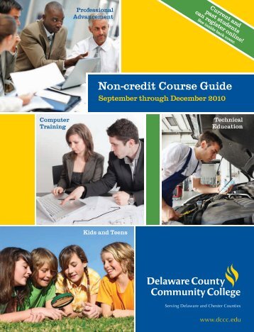 Non-credit Course Guide - Delaware County Community College