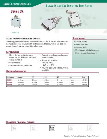 ITW Switches Product Catalog - Engelking Elektronik GmbH