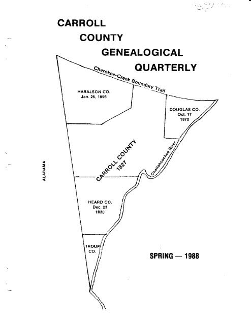 Fu".o., - Carroll County Genealogical Society