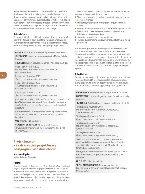 GL-E katalog 2013.pdf - Gymnasieskolernes LÃ¦rerforening