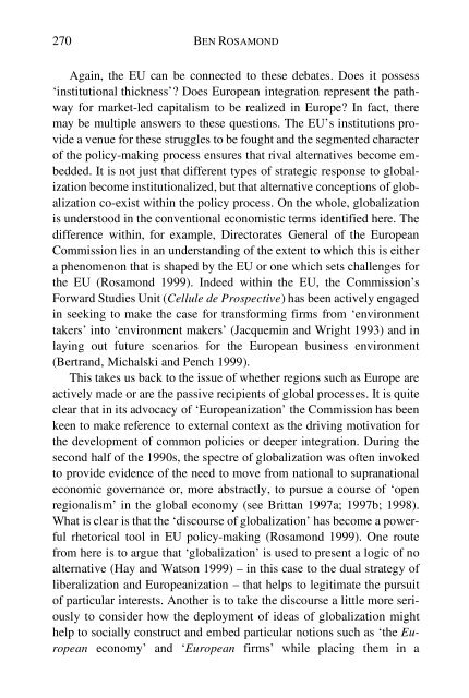 Review Article: Globalization and Europeanization