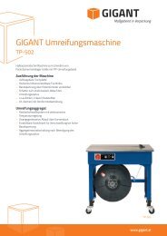 Gigant Umreifungsmaschine TP-502