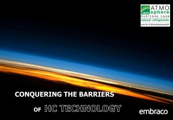 ATMOsphere - Conquering the barriers of HC technology - Embraco