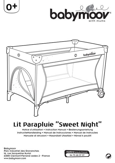 Lit Parapluie â€œSweet Nightâ€ - Babymoov