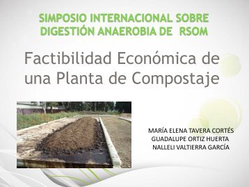 Factibilidad EconÃ³mica de una Planta de Compostaje - AÃ±o ...