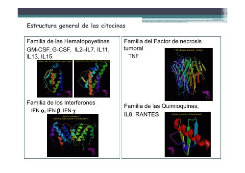 Citocinas y quimiocinas - Facultad de Ciencias - Universidad de Los ...