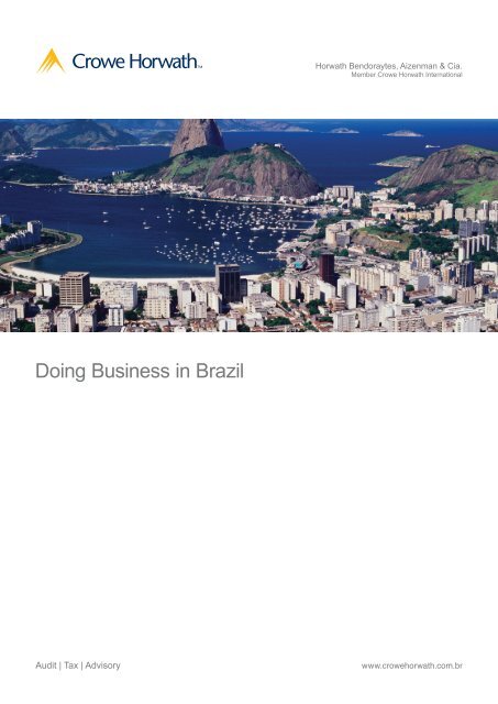 Download Doing Business in Brazil - Crowe Horwath International