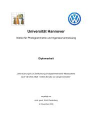 Universität Hannover - Institut für Photogrammetrie und ...