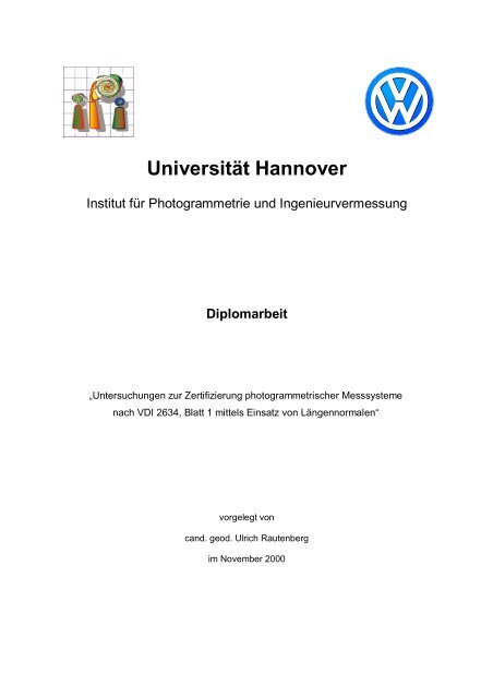 Universität Hannover - Institut für Photogrammetrie und ...