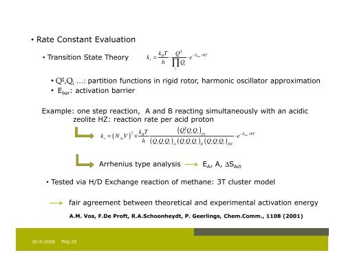 DFT Reactivity Descriptors and Catalysis - Vrije Universiteit Brussel