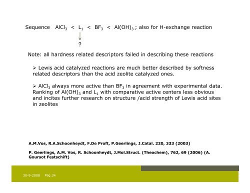 DFT Reactivity Descriptors and Catalysis - Vrije Universiteit Brussel