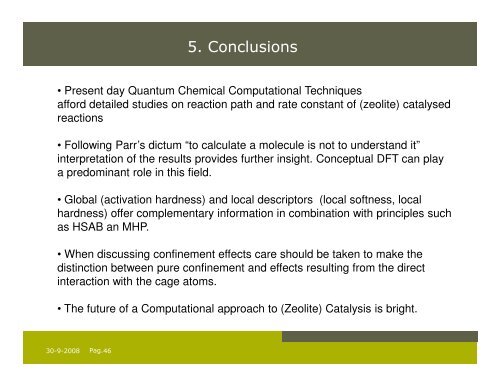 DFT Reactivity Descriptors and Catalysis - Vrije Universiteit Brussel