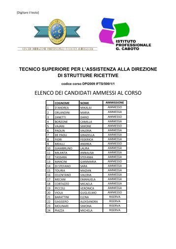 ELENCO CANDIDATI AMMESSI AL CORSO IFTS.pdf