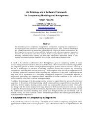 An Ontology and a Software Framework for Competency ... - licef