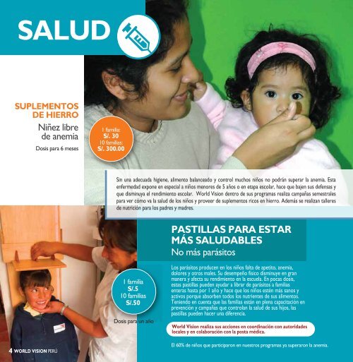 CATALOGO DE REGALOS - World Vision International