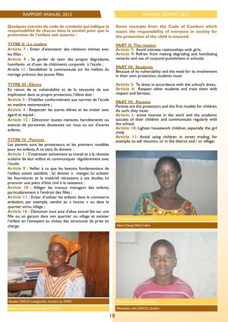 Rapport annuel - World Vision International