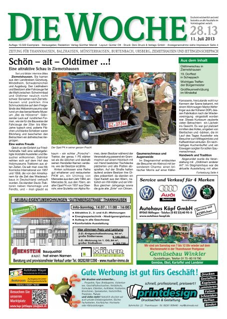 Schön – alt – Oldtimer ...! - Redaktion + Verlag