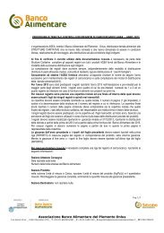 Associazione Banco Alimentare del Piemonte Onlus - Fondazione ...