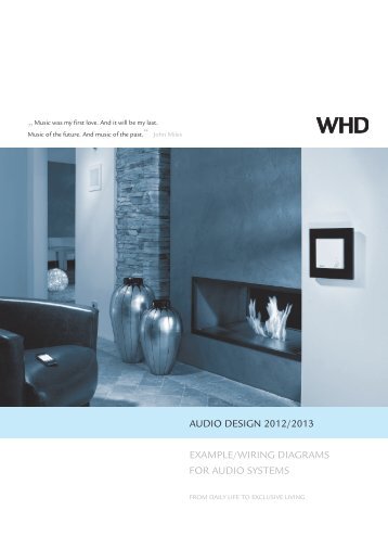 AUDIO DESIGN 2012/2013 EXAMPLE/WIRING DIAGRAMS ... - WHD