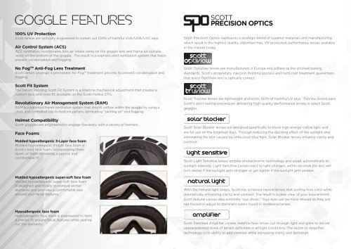 Goggles Catalogue