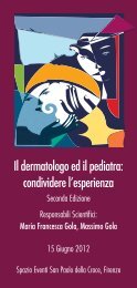 Il dermatologo ed il pediatra: condividere l'esperienza - iDea Congress