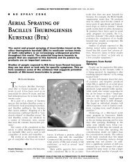 Aerial Spraying of Bacillus Thuringiensis Kurstaki ... - LBAMspray.com