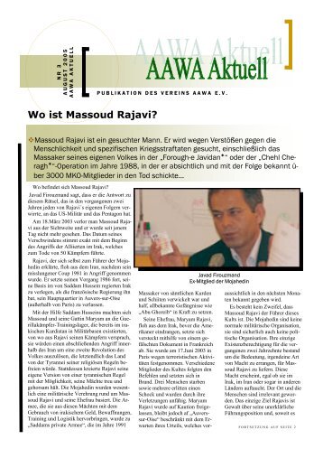 Wo ist Massoud Rajavi? - Iran Interlink