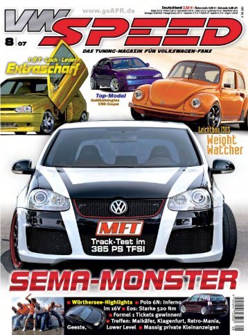 APR Sema GTI in der VW Speed - WOLF-POWER