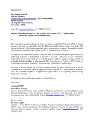 Letter to Shri Jairam Ramesh, Hon'ble Minister, Ministry of ... - BPNI