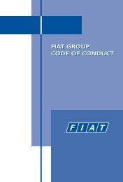 FIAT GROUP CODE OF CONDUCT - Irisbus