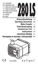 280 LSGebrauchsanleitung Operating Instructions ... - Zimmerbrunnen