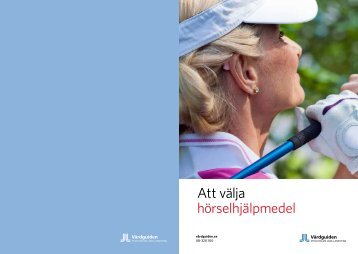 Broschyr Att välja hörselhjälpmedel