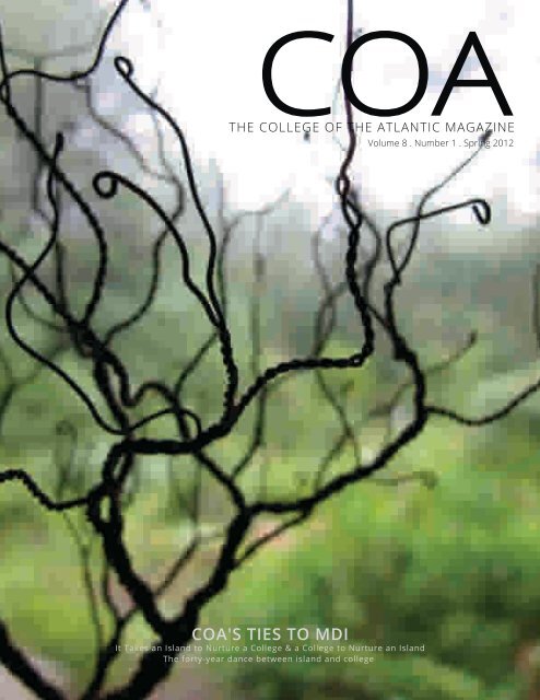 Spring Issue 2012 - College of the Atlantic