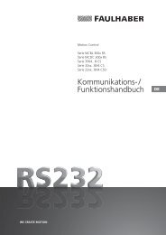 3 Funktionsbeschreibung - MicroMo