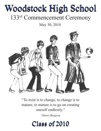 133rd Commencement Ceremony - Woodstock High School