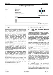 Quality Management Agreement - SUSPA.com