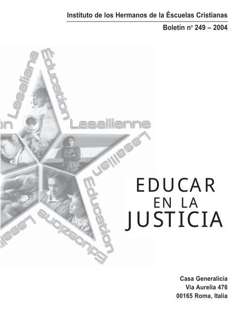 Educar en la Justicia - Hermanos de las Escuelas Cristianas