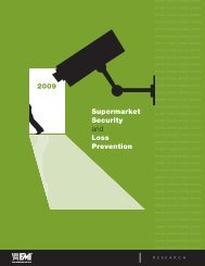 Supermarket Security and Loss Prevention 2009 - Food Marketing ...