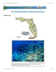 Florida Keys National Marine Sanctuary - FOSSWeb