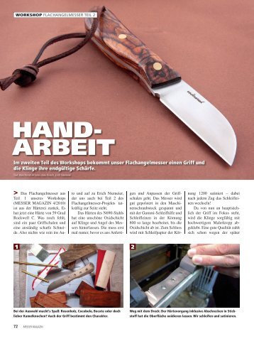 HAND- ARBEIT - Messer Niemeier