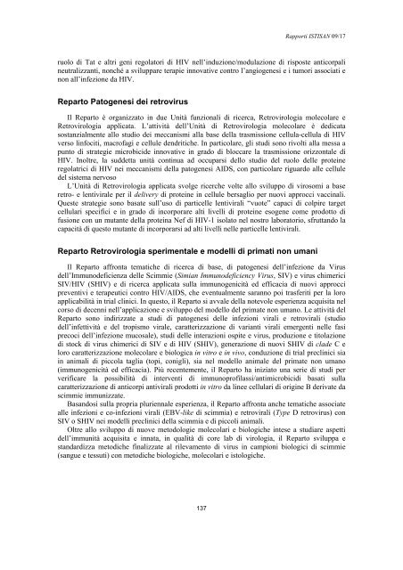 Rapporti ISTISAN 09/17 ISTITUTO SUPERIORE DI SANITÃ ...