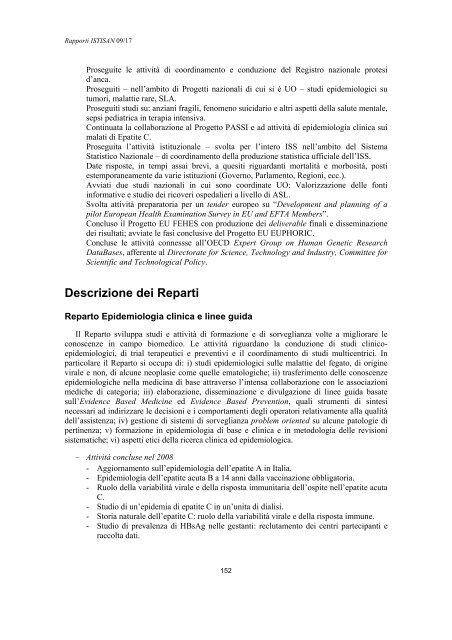 Rapporti ISTISAN 09/17 ISTITUTO SUPERIORE DI SANITÃ ...