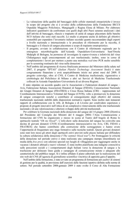 Rapporti ISTISAN 09/17 ISTITUTO SUPERIORE DI SANITÃ ...