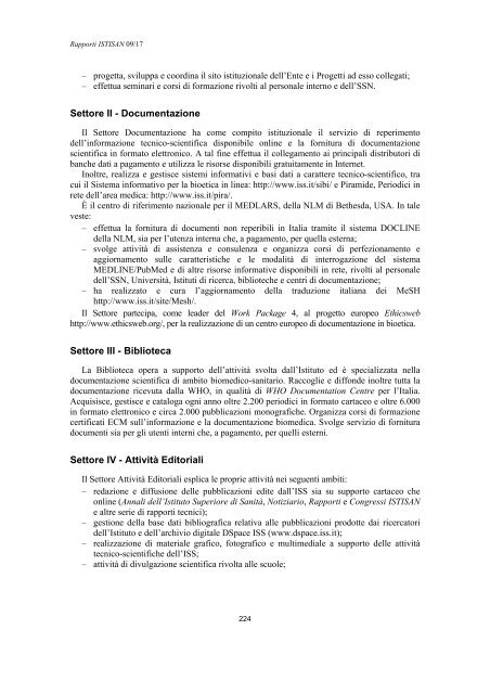 Rapporti ISTISAN 09/17 ISTITUTO SUPERIORE DI SANITÃ ...