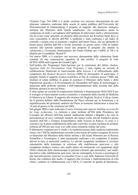 Rapporti ISTISAN 09/17 ISTITUTO SUPERIORE DI SANITÃ ...