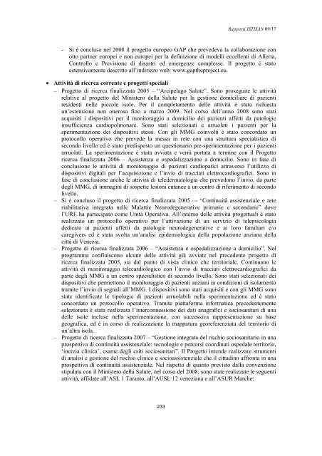 Rapporti ISTISAN 09/17 ISTITUTO SUPERIORE DI SANITÃ ...