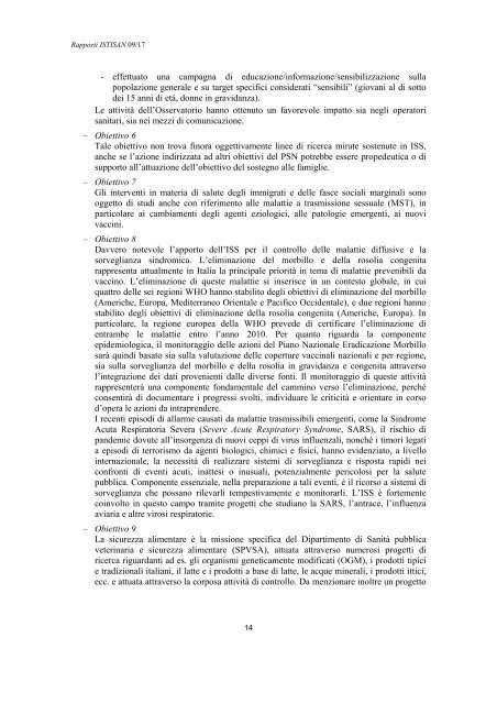 Rapporti ISTISAN 09/17 ISTITUTO SUPERIORE DI SANITÃ ...