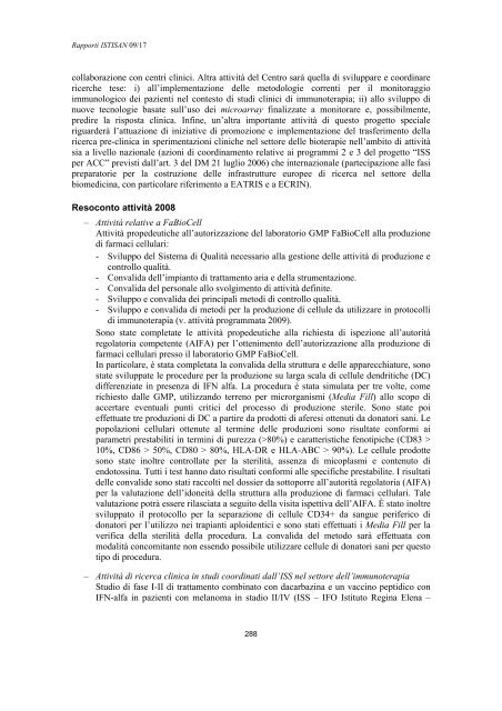 Rapporti ISTISAN 09/17 ISTITUTO SUPERIORE DI SANITÃ ...