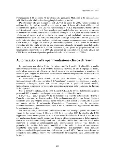 Rapporti ISTISAN 09/17 ISTITUTO SUPERIORE DI SANITÃ ...