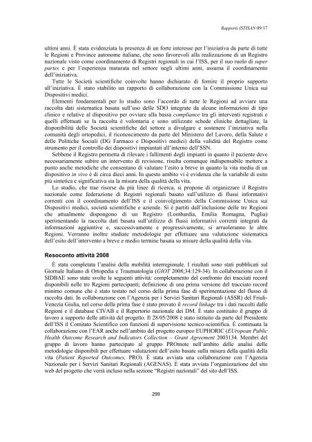 Rapporti ISTISAN 09/17 ISTITUTO SUPERIORE DI SANITÃ ...